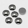 Non-magnetic Synthetic Hematite Cabochons G-P162-05-8mm-1