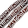 Rice Shape Tibetan Style dZi Beads Strands G-A269-A23-01-2