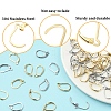 60Pcs 2 Colors 304 Stainless Steel Leverback Earring Findings STAS-YW0002-69-3