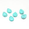 Dyed Synthetic Turquoise Gemstone Cabochons G-T024-18x25mm-05-1