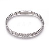 1Pc 304 Stainless Steel Mesh Bracelets BJEW-DJ0001-67-1
