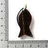 Natural Tiger Eye Pendants G-Z102-02G-01-3