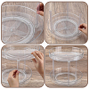 2-Tier Multifunctional Rotating Desktop Plastic Storage Rack ODIS-WH0709-255B-3