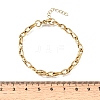 4.5MM 304 Stainless Steel Twisted Oval Link Chain Bracelets for Man and Women SA-CBAB767-17B-G-5