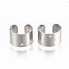 Tarnish Resistant 304 Stainless Steel Cuff Earrings STAS-S078-18-1