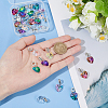 27Pcs 9 Styles AB Color Glass European Dangle Charms PALLOY-AR00048-3