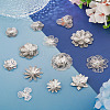 13Pcs 13 Styles Brass Bead Caps KK-TA0008-26P-5