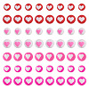 120Pcs 7 Colors Handmade Polymer Clay Beads CLAY-TA0001-93-1
