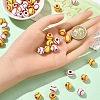 Opaque Acrylic Beads OACR-YW0002-06A-5