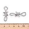 304 Stainless Steel Barbed Wire Links STAS-T072-138P-3