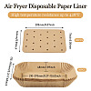150Pcs 2 Styles Rectangle Oil Proof Parchment Paper Sheets AJEW-HS0001-21-3