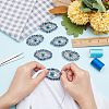 Glass Rhinestone Sew on Clothing Patches FIND-FG0001-78-3