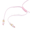 Adjustable Nylon Thread Braided Bead Bracelets BJEW-JB06009-4