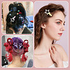 10Pcs 5 Colors Gradient Color Iron Alligator Hair Clips OHAR-TA0001-14-8