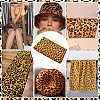 Polyester Leopard Print Pattern Fabric AJEW-WH0481-715A-5