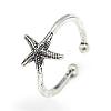 Adjustable Alloy Cuff Finger Rings RJEW-S038-039-1