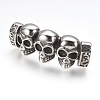 316 Surgical Stainless Steel Slide Charms Cabochon Settings STAS-F133-72AS-1