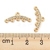 Brass Micro Cubic Zirconia Chandelier Components Links LS-KK-Q789-46G-3