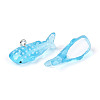 Sea Animal Theme Transparent Resin Pendants LS-RESI-D071-04A-3