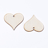 Undyed Wood Big Pendants WOOD-WH0006-01C-2