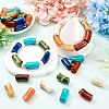 45Pcs 9 Colors Acrylic Imitation Gemstone Beads MACR-TA0002-93-7