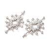 Brass Micro Pave Clear Cubic Zirconia Pendants CU-CBA2907-04A-P-2