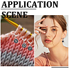 26Pcs Alloy Enamel Pendant Locking Stitch Markers HJEW-SC00136-4