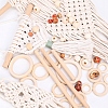 DIY Cotton Macrame Tassel Pendant Decorations Kit MAKN-PW0001-021C-2