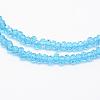 Transparent Glass Beads Strands EGLA-J144-NA02-3