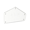 Translucent Acrylic Connector Charms MACR-G065-10A-02-1