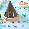 13Pcs 13 Styles Alloy Enamel Pendants ENAM-TA0009-06-7