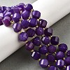 Natural Quartz Dyed Beads Strands G-U023-A02-13-1