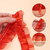 2-Layer Pleated Satin Organza Ribbons PJ-TAC0004-02B-11