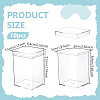 Transparent Acrylic Packaging Boxes CON-WH0106-21-2