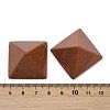 Synthetic Goldstone Orgonite Pyramid Display Decorations G-C186-07G-2