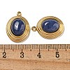 Natural Blue Jade Dyed Pendants STAS-L025-007G-04-3