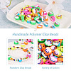 Fashewelry 100Pcs 5 Style Handmade Polymer Clay Beads FIND-FW0001-33-5