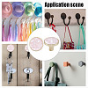 4 Bags Round Zinc Alloy Acrylic Drawer Pull Handles FIND-DR0001-85B-5