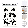 16 Sheets 8 Styles PVC Waterproof Wall Stickers DIY-WH0345-023-4