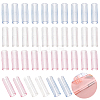 CHGCRAFT 36Pcs 3 Colors Transparent ABS Plastic Bed Sheet Grippers KY-CA0001-36-1