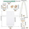 Plastic Shoulder Bag Making Kits DIY-WH0210-51-2