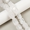 Natural Quartz Crystal Beads Strands G-F796-C11-01-1
