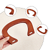4Pcs 2 Colors Oakwood Bag Handles FIND-WR0001-56A-4