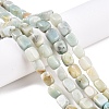 Natural Flower Amazonite Beads Strands G-T138-89-1