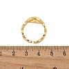 Brass Open Cuff Rings for Women RJEW-K289-01G-O-5