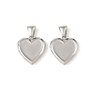 316 Stainless Steel Locket Pendants X-STAS-K321-26P-1