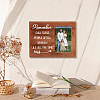 MDF Wood Photo Frames DIY-WH0231-063-7