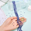 10 Strands Baking Electroplate Glass Beads Strands GLAA-BW0001-01-5