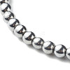 Reiki Crystal Natural Chalcedony Imitation Tourmaline Stretch Bracelets Set for Men Women BJEW-JB06806-02-14