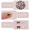 800Pcs 4 Colors Resin Cabochons MRMJ-CY0001-03-6